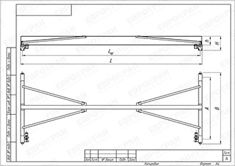 Мостовой кран 12,5 т
