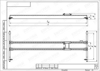 Мостовой кран 20 т